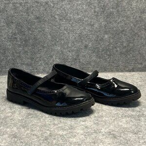 Womens 6 Black Patent Leather Mary Janes Rubber Sole Adjustable Strap MIX No. 6